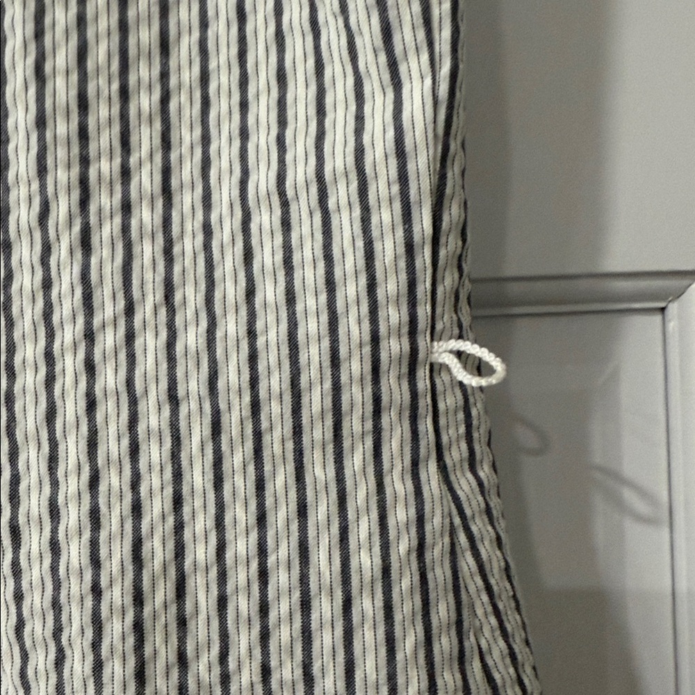 ALYX Gray and White Striped Mini Dress SIZE 16 - Picture 8 of 12